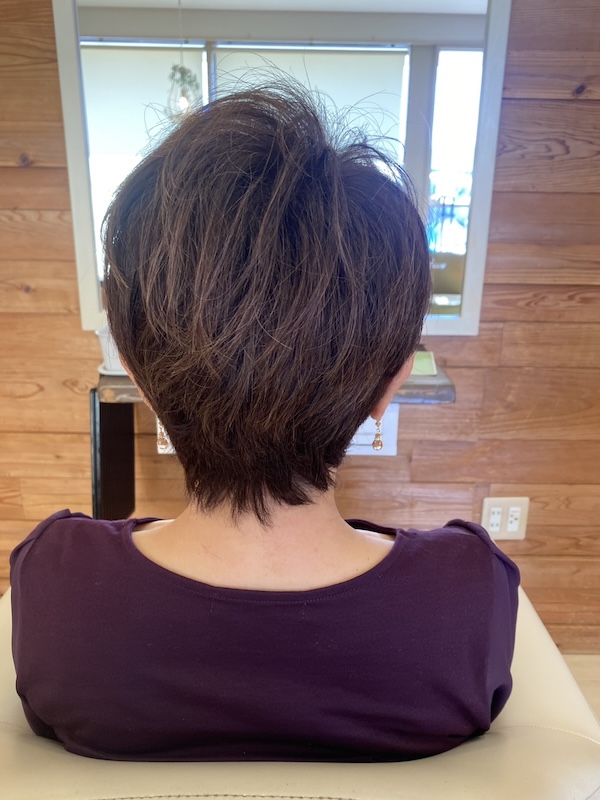 ボリュームのあるショート
