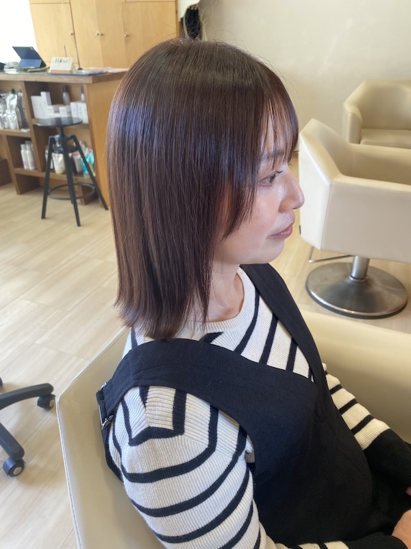 ストレートでも
ちょっとした変化