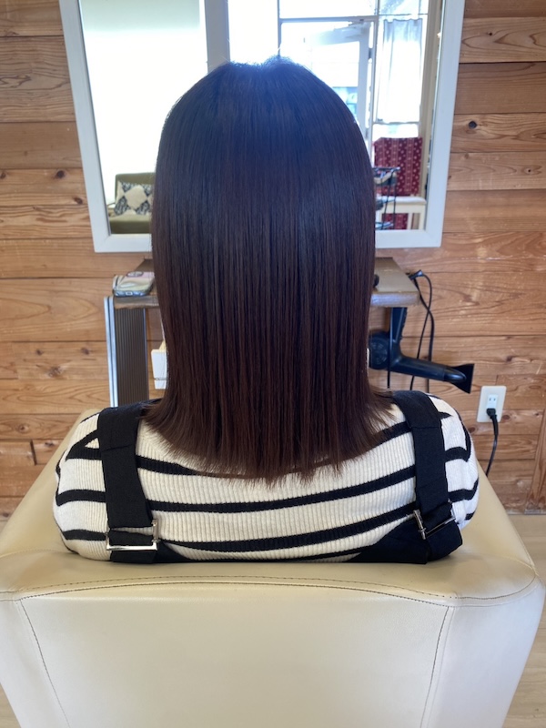 ストレートでも
ちょっとした変化