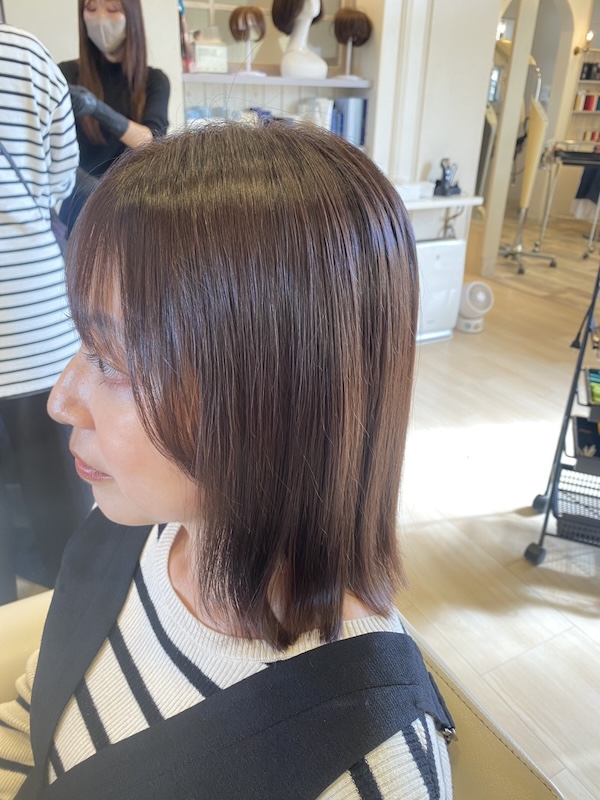 ストレートでも
ちょっとした変化