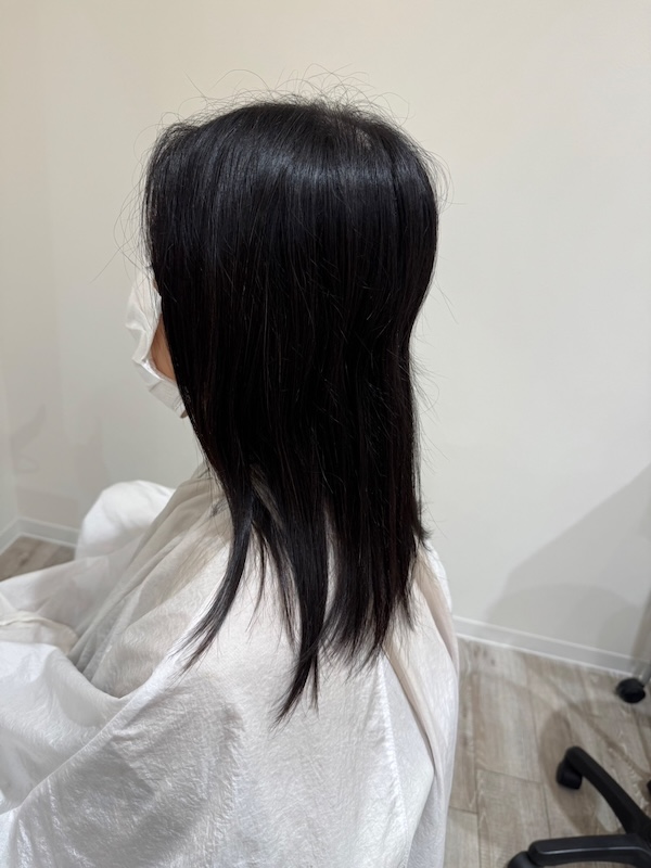 画像 女性のヘアスタイル(施術前)