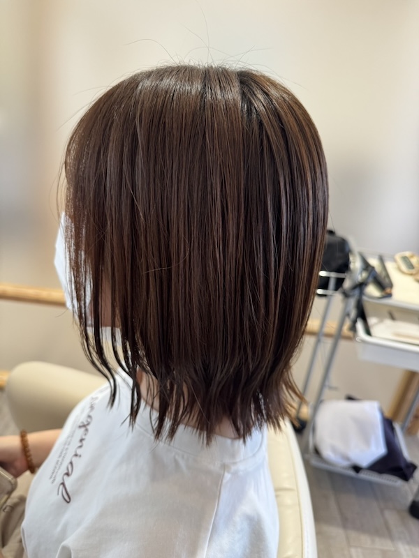 画像 ボブにヘアチェンジ