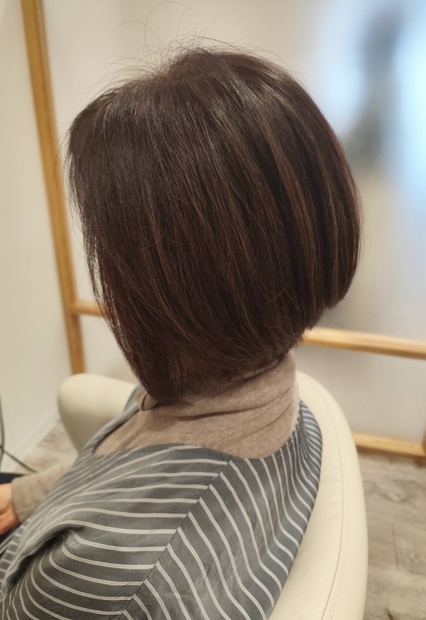 画像 前下がりボブ