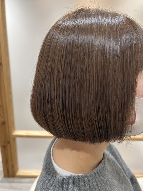 つやつやグレージュカラー