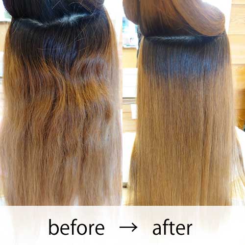 画像 archの艶髪矯正ストレート ビフォーアフター 女性