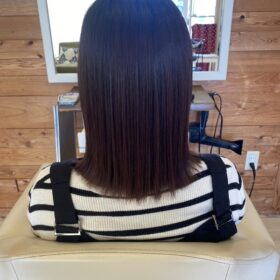 ストレートでも ちょっとした変化